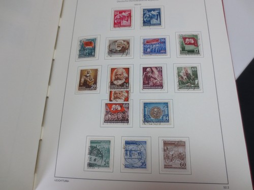 Sammlung DDR 1949-1990 fast komplett gestempelt in 3 Leuchtturm Bindern - Bild 10 von 24