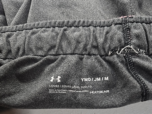 Under Armour HeatGear Girls Gray & Pink Active Shorts Size Youth Medium - Picture 4 of 5