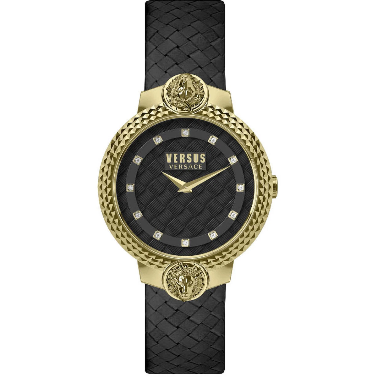 Orologio Donna VERSUS Versace MOUFFETARD VSPLK1220 Vera Pelle Nero