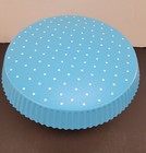 Cupcake/cookies Metal Stand-Fun Blue polka dot 