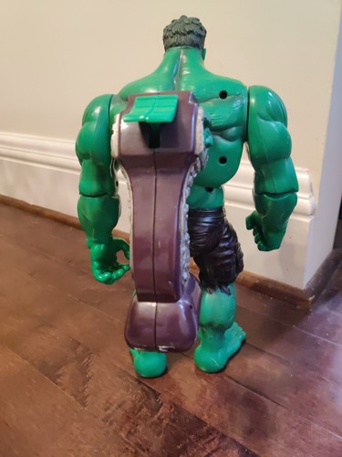 2002 The Hulk Movie 13.5" Action Figure Marvel Universal ROARS KICKS TALKS Rare - Picture 4 of 4