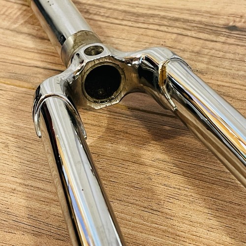 Vintage Eddy Merckx Chromed Fork Pantographed Crown 700C 168mm - Picture 14 of 15