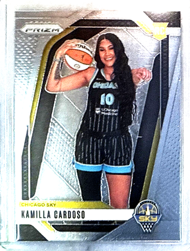 Kamilla Cardoso Rookie Card 2024 Panini Prizm WNBA Variazione Immagine-#149 Sky RC - Foto 3 di 4