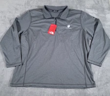 The North Face Shirt Mens 3XL Asphalt Gray 1/4 Zip Tech Fleece Sweater Outdoor