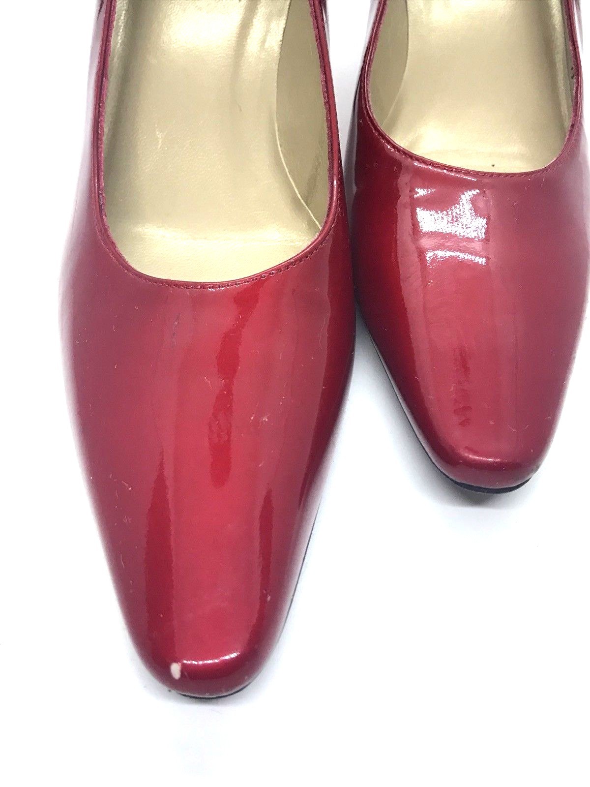 Vintage Stuart Weitzman Schuhe 5M ROT Patent Leder Pointy Kitten Toe Pumps Kitten Pointy Spain c071a1 Vintage Stuart Weitzman Schuhe 5M ROT Patent Leder Pointy Kitten Toe Pumps Kitten Pointy Spain c071a1