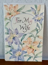 Vintage Simon Elvin "For My Wife ~ I love You" Happy Birthday Greeting Card