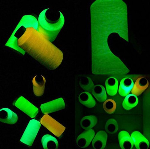 1000 Yards Sewing Thread Spool Luminous Glow in the Dark Machine Polyester DIY - Picture 5 of 11