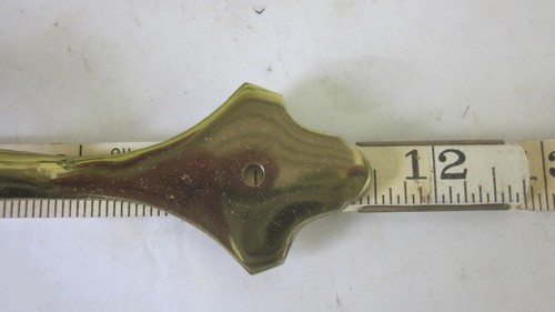 NOS Solid Brass 2 Matching Olympic Front Door Handles MCM Vintage Boxes screws - Picture 8 of 12