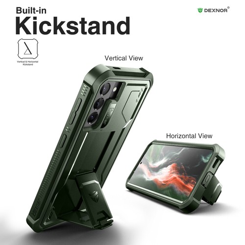 Dexnor Full Body Case for Samsung Galaxy S21 Kickstand Screen Protector Cover - Picture 22 of 60