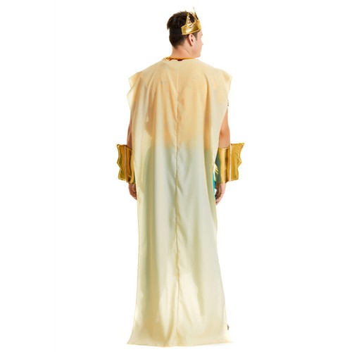 Women Sea Siren Mermaid Queen Costume Men's Poseidon Costumes Adult Fancy Dress - Picture 5 of 23
