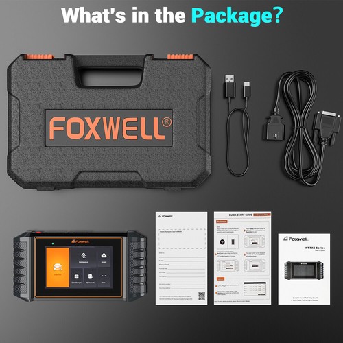 FOXWELL NT716 Car OBD2 Scanner Diagnostic Scan Tool Check Engine ABS SRS AT Oil - Picture 3 of 11