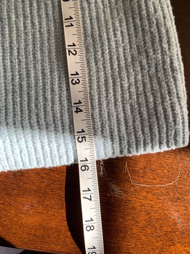 Zara girl’s Cropped Cardigan Sweater Size 9-10 Blue Knit Twee Preppy Classic - Picture 5 of 6