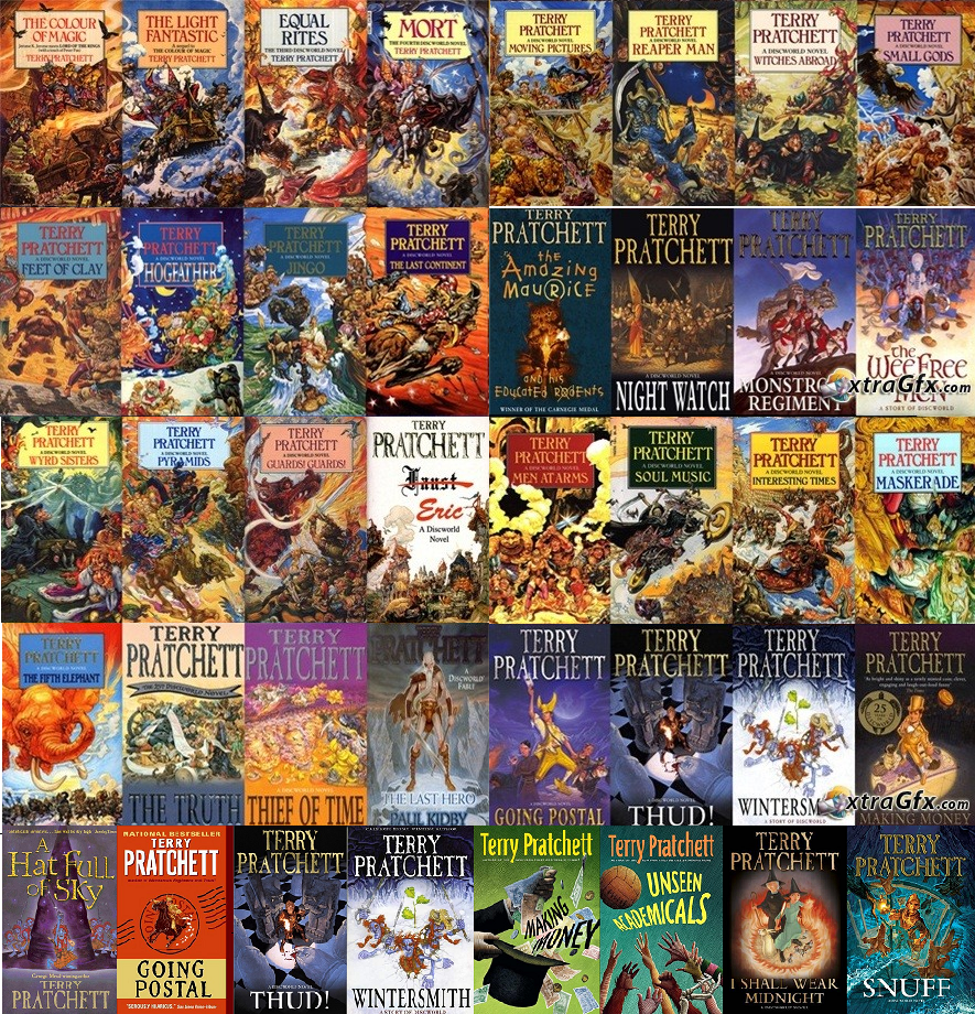 洋書 Terry Pratchett 18冊セット Terry Pratchett Discworld Novels Series 1 - 5 Books