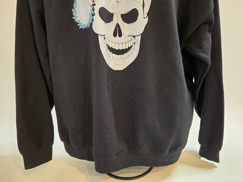 Vntg Stone Cold Steve Austin Christmas Skull Sweater Sweatshirt Adult Size 3XL  - Afbeelding 4 van 15