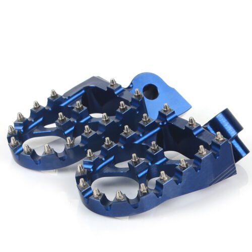 MX Wide Aluminum Foot Pegs For Yamaha YZ125 YZ250F YZ450FX WR250F WR450R/X 07-20 - Picture 4 of 24