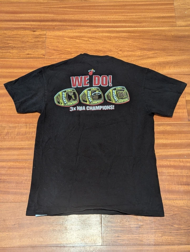 Miami Heat Got Rings T Shirt Men’s Size XL NBA Exclusive Collection Shirt Cotton - Image 3 of 4