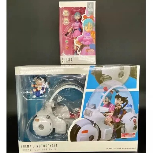 Dragon Ball Anime, Bulma und Son Goku Actionfiguren auf dem Motorrad - 15 cm - Bild 13 von 15