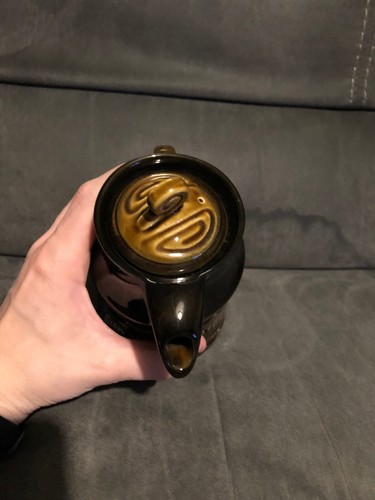 Coffee Pot Retro Vintage SylvaC Rich Autumnal Brown Totem 4037 - Excellent - Picture 5 of 7