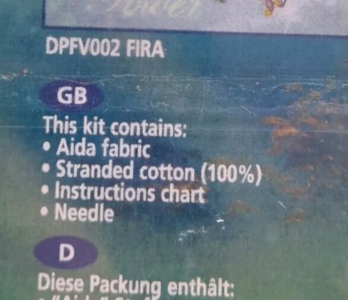 BNIB Disney Tinkerbell Counted Cross Stitch By Anchor - Picture 3 of 4