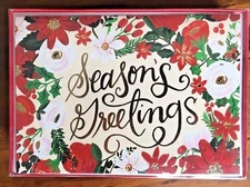 Boxed Cards Season’s Greetings Paper Magic Group 16 5" x 7"  New