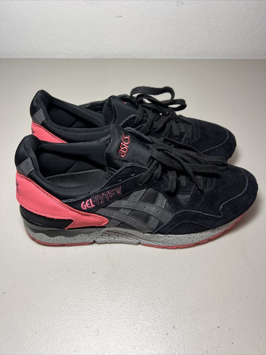 Asics Tiger GEL LYTE V Black Pink Speckle Grey Mens Size 10 H7N4L 9090 eBay
