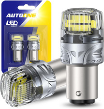 White 1157 LED Light Bulbs, 700 Brighter  6500K White 7528 2057 2357 LED Bulbs