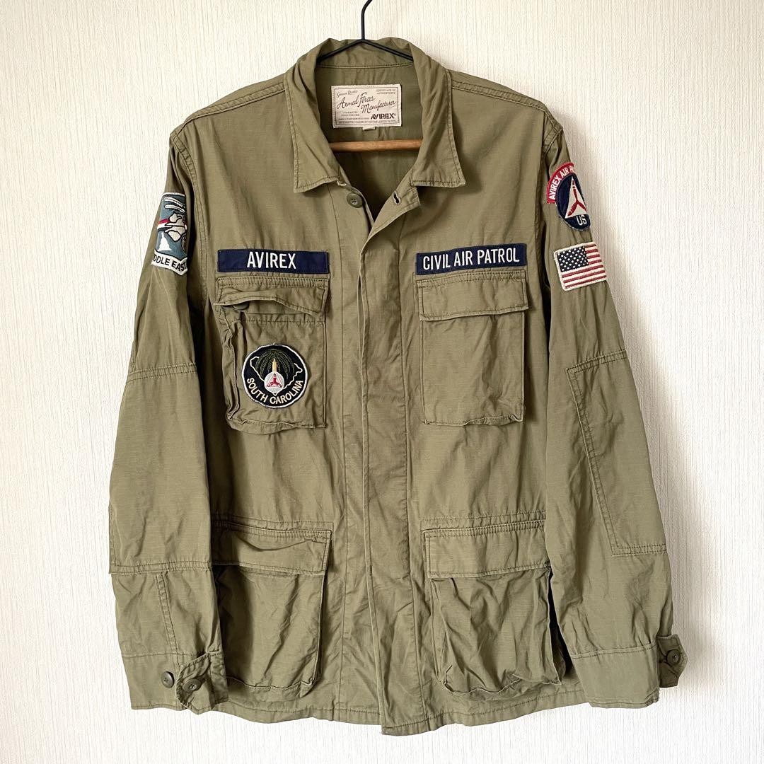 AVIREX M-65 Field Jacket L Width 54cm Length 76cm | eBay