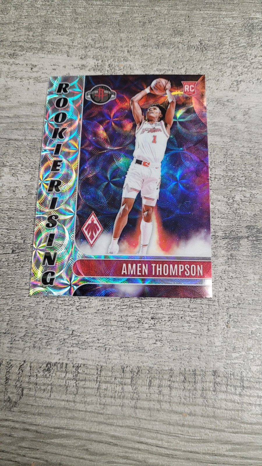 2023-24 Panini Phoenix Rookie Rising International Prizm Amen Thompson #5
