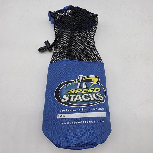 Speed Stacks Competition Stacking Cups WSSA With Carry Bag Set of 12 Blue - Picture 7 of 8