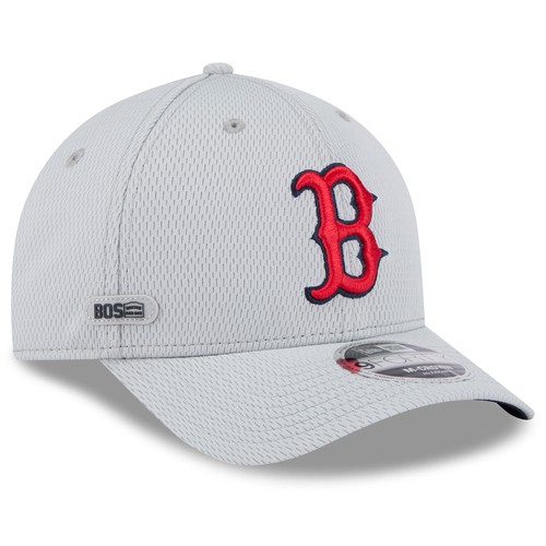 Men's New Era Gray Boston Red Sox 2025 MLB Clubhouse 9FORTY M-Crown Adjustable