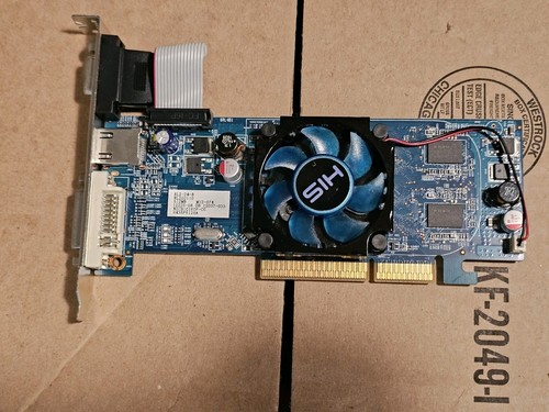 HIS ATI Radeon HD 4350 512MB 64BIT DDR3, AGP Graphics Card (H435F512HA)
