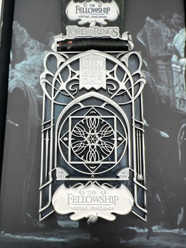 The Conqueror Virtual Challenge Medal The Fellowship - Lord Of The Rings - Picture 2 of 4