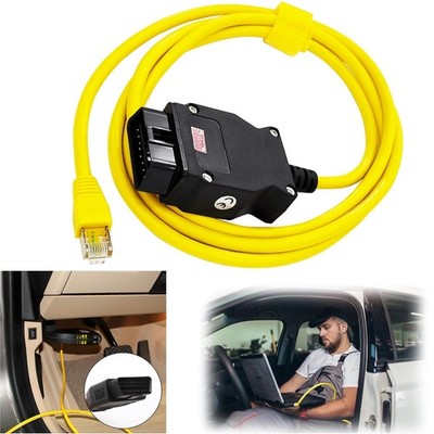ENET Ethernet Interface Codierung RJ45 OBD2 Adapter für Ab 2009 BMW 5er (F18)