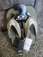 New Mens Oakley O Coil Green Sandals Fathom Size 11