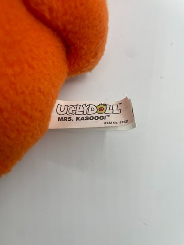 Little Uglies Peluche Mrs Kasoogi 2008 Naranja Monstruo Uglydoll 51331 7" Horvath - Imagen 4 de 5