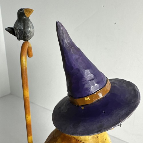 Jim Shore Heartwood 4006135 Halloween Kitty In A Witch Hat Figure 2006 Crow Fall - Picture 6 of 10