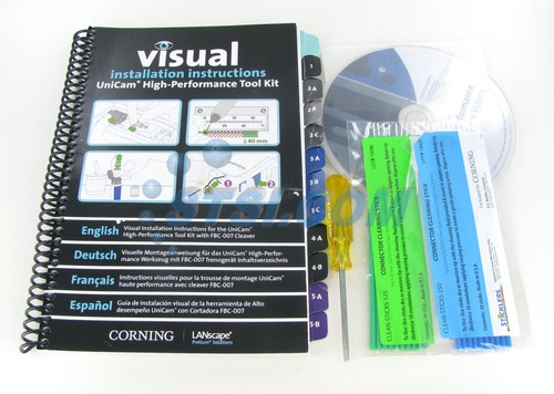Corning Unicam Pretium Fiber Optic Tool Kit w/FBC-007, TKT-UNICAM-PFC ~STSI - Afbeelding 10 van 10