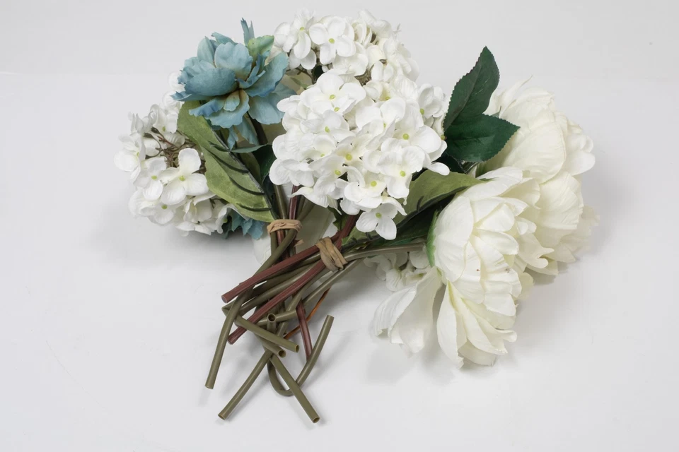 Искусственный пион гортензия искусственный цветок букет свадебный декор аранжировка свадебный - Изображение 2 из 4