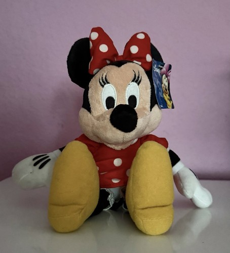 Disney Authentisch Original Minnie Mouse Plüschtier Stofftier Spielzeug 10 Zoll Neu mit Etikett - Bild 7 von 8