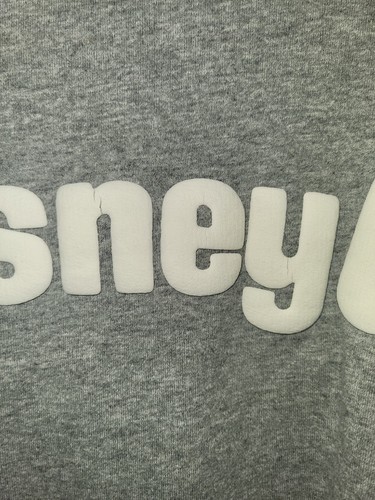 Walt Disney World Sweatshirt Womens S Gray Cream Sherpa Spirit Jersey Oversized - Picture 6 of 10