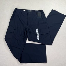 NWT LA Police Gear Core Cargo Pants Mens 36x32 Navy Blue Tactical Work Utility