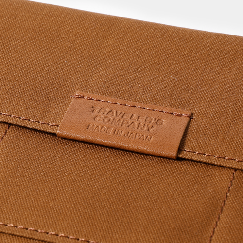 Traveler's Factory TRAVELER'S Notebook Cotton Zipper Case Regular Size brown New - Picture 18 of 24