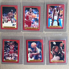 Michael Jordan 1991 Tuff Stuff Jr. Magazine Insert Cut Out Lot #2,3,4,7,8,9