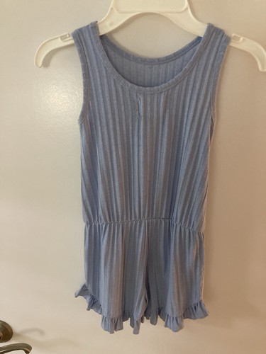 Sovereign Code Los Angeles- girls Size 4 Short Romper Periwinkle - Picture 4 of 7