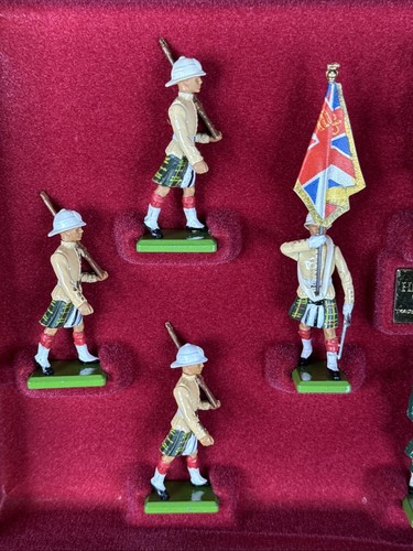 Soldatini giocattolo W. Britain Seaforth Highlanders # 5188, edizione limitata 4727/7000 - Foto 6 di 9
