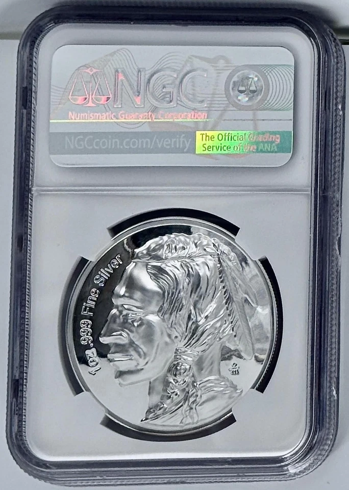 Buffalo Nickel 2022 American Legacy Collection 1 oz Silver High Relief NGC PF70 - Image 2 of 2