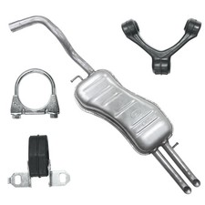 Endtopf Auspuff für Seat Toledo 2 Skoda Octavia 1 VW Golf 4 Bora 1 1.8 2.0 1.6