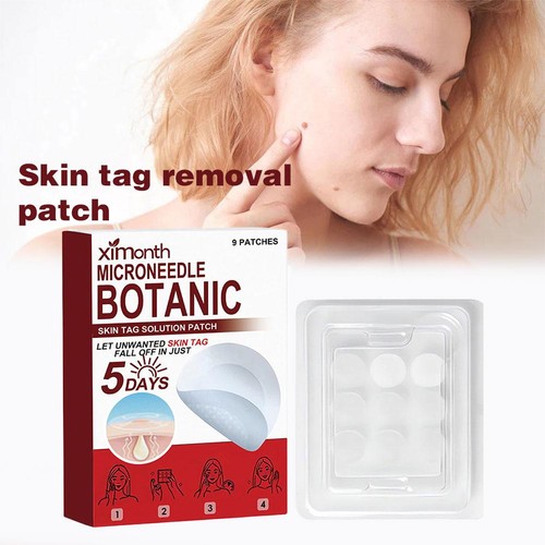 1-5Packs*9 Microneedle Botanic Skin Tag Removal Patch Skin-friendly\ - Picture 5 of 12