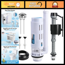2-Inch Dual Flush  Fill Valve Replacement Kit for 2-Piece Toilets, Complete Rep