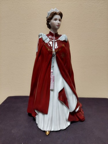 Royal Worcester Queen Elizabeth 80. Geburtstag 2006 Figur. - Bild 1 von 9